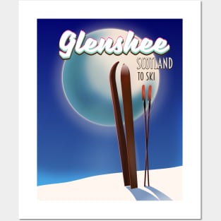 Glenshee Scotland Ski poster Posters and Art